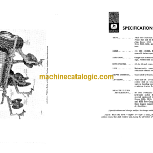John Deere F912 Disk Bedder Operator’s Manual (OMA16036)