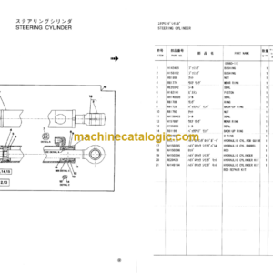 Hitachi LX120-5 Wheel Loader Parts Catalog