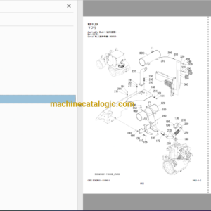 Hitachi ZW65 Wheel Loader Full Parts Catalog