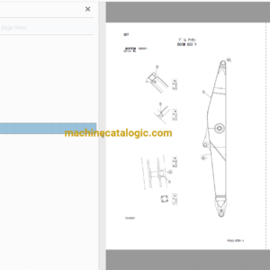 Hitachi ZX135US Forest Machine Full Parts Catalog