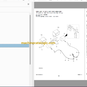 Hitachi ZX300-6,ZX300LC-6,ZX300LCN-6 Hydraulic Excavator Full Parts and Engine Parts Catalog