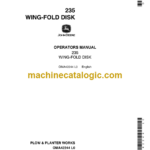 John Deere 235 Wing-Fold Disk Operator's Manual (OMA42244)