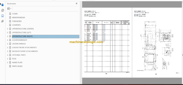 Hitachi EX5600-6,EX5600E-6 Hydraulic Excavator Full Parts Catalog