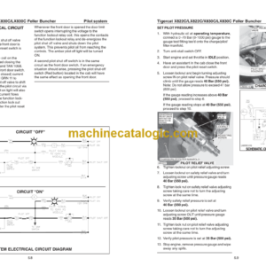 Tigercat X822C, LX822C, X830C, LX830C Feller Buncher Service Manual (83071001 – 83073000)