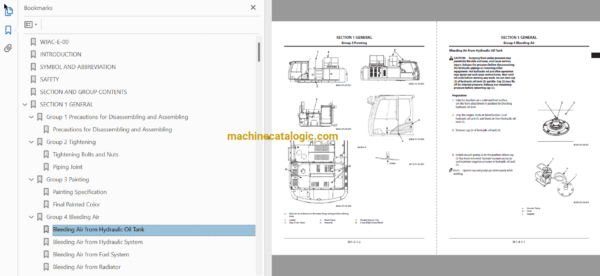 Hitachi ZX470-5G,ZX470LC-5G,ZX470H-5G,ZX470LCH-5G,ZX470R-5G,ZX470LCR-5G Hydraulic Excavator Workshop Manual