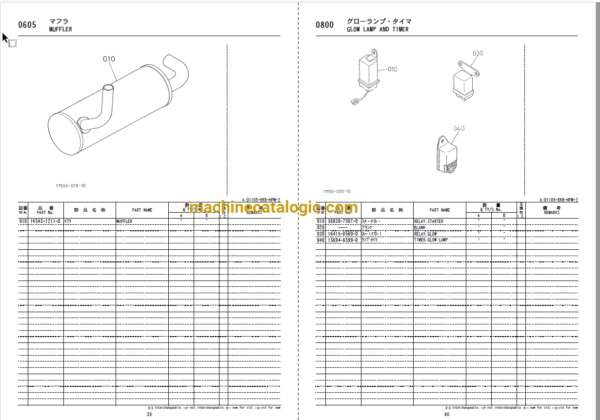 Hitachi LX15-7 Wheel Loader Full Parts and Engine Parts Catalog