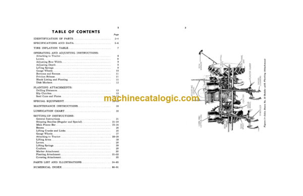 John Deere NO.50 Series Bedders and Planters Operator's Manual (OMA37353)