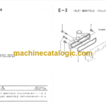 Hitachi D1105-B-R1 Kubota Diesel Engine Parts Catalog