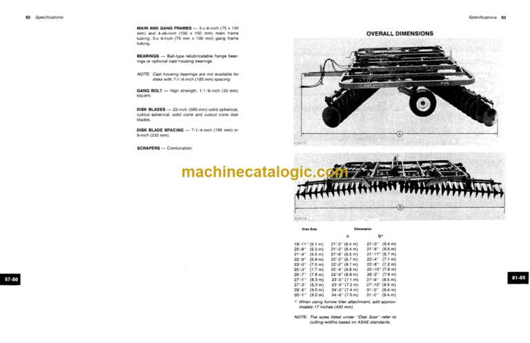 John Deere 235 Wing-Fold Disk Operator's Manual (OMA42244)