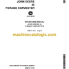John Deere 35 Forage Harvester Operator's Manual (OME47718)