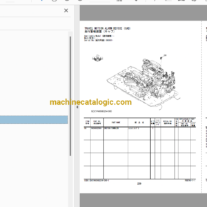 Hitachi ZX300-7, ZX330LC-7, ZX350H-7, ZX350LCH-7, ZX350K-7, ZX350LCK-7, ZX330X-7, ZX330LCX-7 Hydraulic Excavator Full Parts Catalog