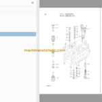 Hitachi EX60LCT-3 Telescopic Crawler Crane Full Parts Catalog