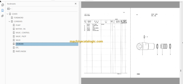 Hitachi CX500 Crawler Crane Full Parts Catalog