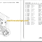 Hitachi UH14D Hydraulic Excavator Parts Catalog
