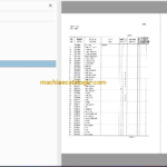 Hitachi EX5500 Excavator Full Parts Catalog