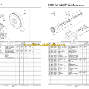 Hitachi D1503-M-DI-EB-WLHF5, D1503-M-DI-EB-WLHF6, D1503-M-DI-T-EB-HFM7, D1503-M-DI-T-EB-HFM8 Engine Parts Catalog