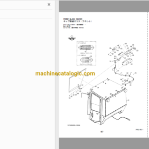 Hitachi ZW80 Wheel Loader Full Parts and Engine Parts Catalog