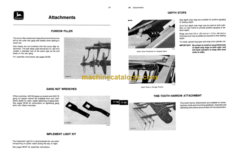 John Deere 335 Wing-Fold Power-Flex Disk Operator's Manual (OMA48057)