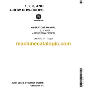 John Deere 1, 2, 3, 4 and 4-Row Row-Crops Operator's Manual (OME73455)