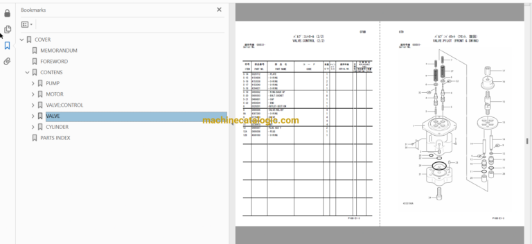 Hitachi EX5500-5 Hydraulic Excavator Full Parts Hitachi Catalog