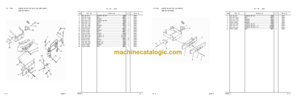 Komatsu WA380-3 Wheel Loader Parts Book (16001 and up)