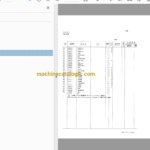 Hitachi LX20-2 Wheel Loader Full Parts Catalog