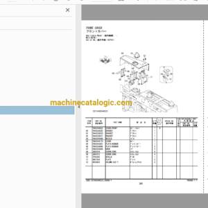 Hitachi EX8000-7 Cummins FCO Engine Hydraulic Excavator Full Parts Catalog