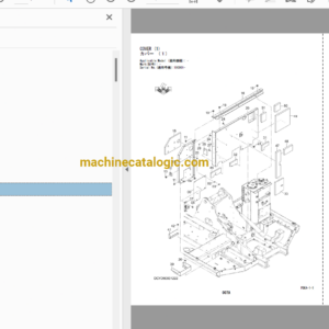 Hitachi ZX70-5G Hydraulic Excavator Full Parts Catalog