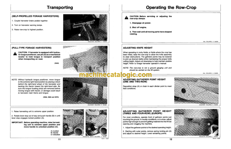 John Deere 1, 2, 3, 4 and 4-Row Row-Crops Operator's Manual (OME73455)