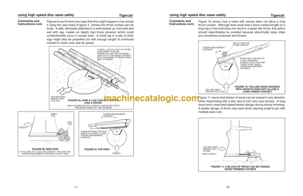 Tigercat 822C, L822C, 830C, L830C Feller Buncher Service Manual (83021001 - 83023000)