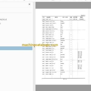 Hitachi LX20-7,LX30-7,LX40-7 Wheel Loader Full Parts Catalog