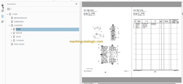 Hitachi EX8000-7 Cummins FCO Engine Hydraulic Excavator Full Parts Catalog