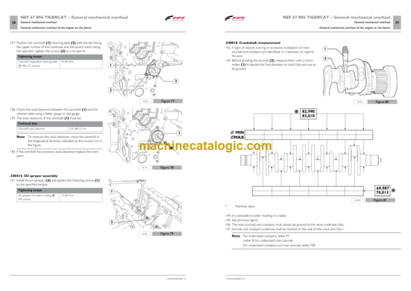 Tigercat FPT N67 Tier 2 Engine Service and Repair Manual (60217A)