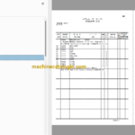Hitachi EX5500-6 Hydraulic Excavator Full Parts Catalog