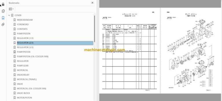 Hitachi EX5500-6 Hydraulic Excavator Full Parts Catalog
