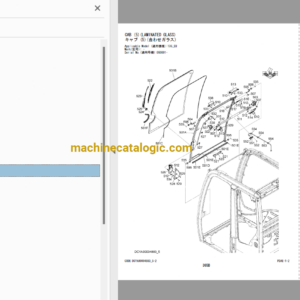 Hitachi ZX135US-5B, ZX135USK-5B, ZX135USOS-5B Hydraulic Excavator Full Parts Catalog