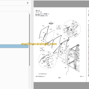 Hitachi ZX75US-5B,ZX75USK-5B Hydraulic Excavator Full Parts Catalog