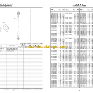 Hitachi D1503-M-DI-T-E2B-HF5, D1503-M-DI-T-E2B-HF6 Engine Parts Catalog