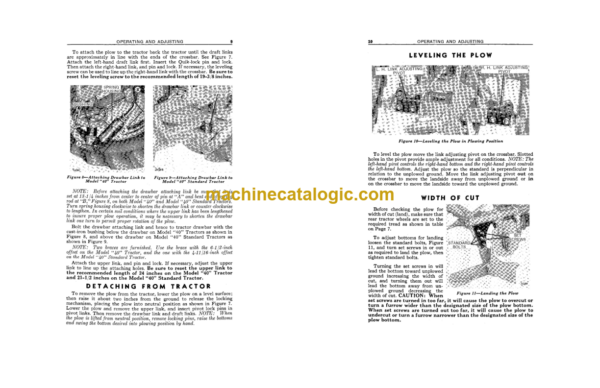 John Deere No. 422 One-Bottom Two-Way Integral Tractor Plow Operator's Manual (OMA47853)