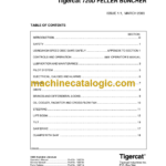 Tigercat 720D Feller Buncher Service Manual(7203501 - 7203860)