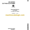 John Deere 200 Series Cutting Platforms Operator's Manual (OMH98966)