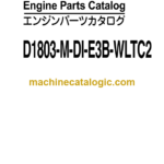 Hitachi D1803-M-DI-E3B-WLTC2 Engine Parts Catalog