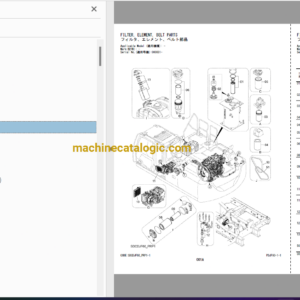 Hitachi ZX210LC-7H (NA Spec.) Hydraulic Excavator Full Parts Catalog