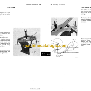 John Deere 30 Integral Plows Operator’s Manual (OMA28283)