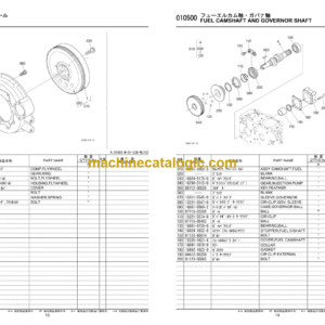 Hitachi D1803-M-DI-E3B-WLTC2 Engine Parts Catalog