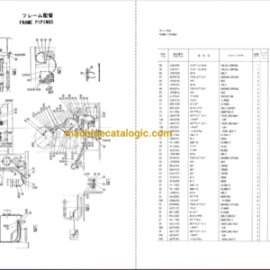 Hitachi HS36 JIB Crane Full Parts Catalog