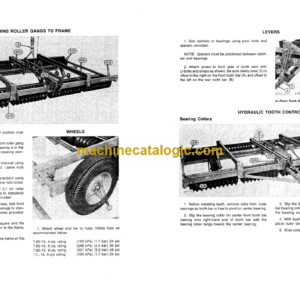 John Deere 950 Series Roller Harrows Operator’s Manual (OMA41405)