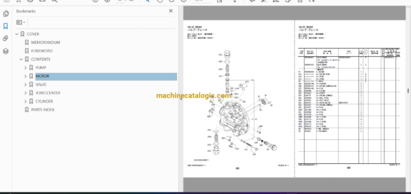 Hitachi ZX210LC-7H (NA Spec.) Hydraulic Excavator Full Parts Catalog