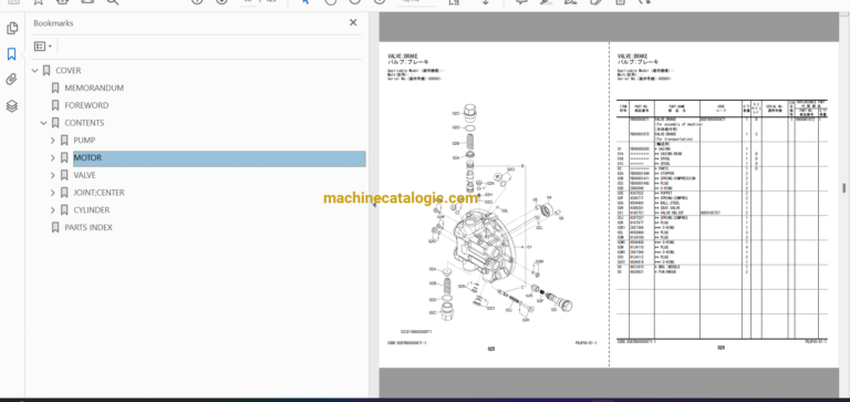 Hitachi ZX210LC-7H (NA Spec.) Hydraulic Excavator Full Parts Catalog