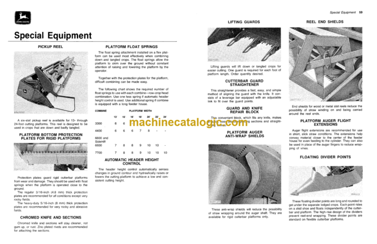 John Deere 200 Series Cutting Platforms Operator's Manual (OMH98966)